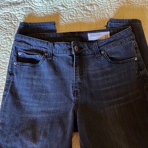 Pistola jeans with zippers at hem size 31 in dark gray